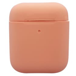 AirPods2専用 スマートシリコンカバー オレンジピンク AP2-SMS-OP
