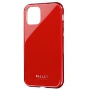 LP-IS19SGCRD [iPhone 11 Pro ガラスハイブリッドケース 「SHELL GLASS COLOR」 レッド]