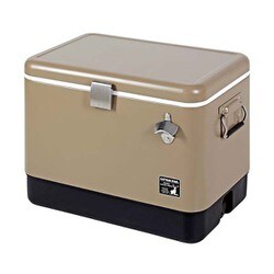 スチールフォームクーラー51L ハードクーラーボックス カーキ UE-80
