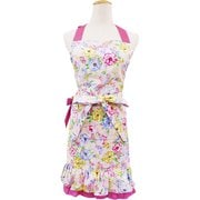 エプロン Belle Plume シェリ 花柄 ワンピース風