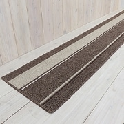 キッチンマット イーズ シナモン 45×252cm ブラウン