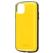 LP-IL19PLAYE [iPhone 11 Pro Max 超軽量・極薄・耐衝撃ハイブリッドケース「PALLET AIR」 イエロー]