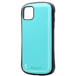 LP-IL19PLGR [iPhone 11 Pro Max 耐衝撃ハイブリッドケース「PALLET」 ミントグリーン]