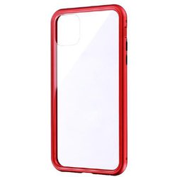 LP-IL19SGARD [iPhone 11 Pro Max ガラス&アルミケース「SHELL GLASS Aluminum」 レッド]