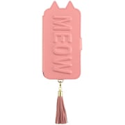 UNI-CSDIP19S-2TTCPK [iPhone 11 Pro ケース Tassel Tail Cat Flip Case pink]