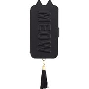 UNI-CSDIP19M-2TTCBK [iPhone 11 ケース Tassel Tail Cat Flip Case black]