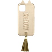 UNI-CSIP19S-2TTCGD [iPhone 11 Pro ケース Tassel Tail Cat Case gold]