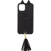 UNI-CSIP19M-2TTCBK [iPhone 11 ケース Tassel Tail Cat Case black]