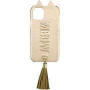 UNI-CSIP19M-2TTCGD [iPhone 11 ケース Tassel Tail Cat Case gold]