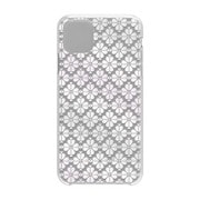 KSIPH-132-SFPRL [iPhone 11 Pro Max Protective Hardshell SPADE FLOWER pearl foil / crystal gems]