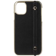 iPhone 11 INLAY WRAP WITH STRP WITH SPADES black crumbs KSIPH-146-BLKC