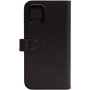 iPhone 11 LEATHER WALLET CASE MIDNIGHT BLACK Leather Folio CIPH-008-BLK