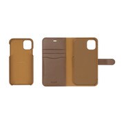 iPhone 11 LEATHER WALLET CASE SADDLE Leather Folio CIPH-008-SDDL