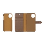 iPhone 11 Pro Max LEATHER WALLET CASE SADDLE Leather Folio CIPH-009-SDDL