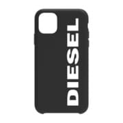 iPhone 11 SOFT TOUCH COMOLD CASE Black/White Logo DIPH-029-STBW