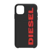 iPhone 11 SOFT TOUCH COMOLD CASE Black/Red Logo DIPH-029-STBR