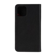 iPhone 11 Pro 2-PIECE FOLIO CASE Black Leather/White Vertical Logo DIPH-037-BKLVL