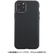 UUIPDFHS04 [iPhone 11 Pro 100％ ECO LEATHER/ECO BACK SHELL CASE/Black]