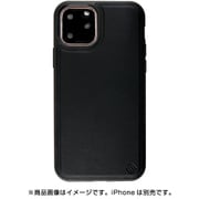 UUIPEFHS08 [iPhone 11 100％ ECO LEATHER/ECO BACK SHELL CASE/Black]