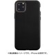UUIPFFHS12 [iPhone 11 Pro Max 100％ ECO LEATHER/ECO BACK SHELL CASE/Black]