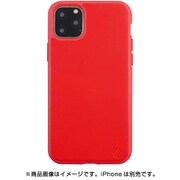 UUIPFFHS14 [iPhone 11 Pro Max 100％ ECO LEATHER/ECO BACK SHELL CASE/Red]