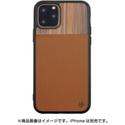 UUIPEFHS37 [iPhone 11 ECO LEATHERF GENUINE WOOD BACK SHELL/Beige Wood]