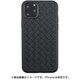 UUIPDFHS45 [iPhone 11 Pro WEAVE TEXTURE BACK SHELL/ Black]