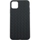 UUIPEFHS46 [iPhone 11 WEAVE TEXTURE BACK SHELL/ Black]