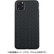 UUIPFFHS47 [iPhone 11 Pro Max WEAVE TEXTURE BACK SHELL/ Black]