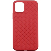 UUIPDFHS48 [iPhone 11 Pro WEAVE TEXTURE BACK SHELL/ Burgundy]
