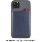 UUIPFFHS55 [iPhone 11 Pro Max PURE -PRACTICAL- FUNCTION BACK SHELL/ESSEX BLUE POCKET]