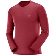 EXPLORE LS TEE M LC1201300 BIKING RED Sサイズ [アウトドア カットソー メンズ]