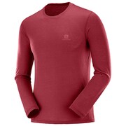EXPLORE LS TEE M LC1201300 BIKING RED Lサイズ [アウトドア カットソー メンズ]