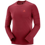 AGILE LS TEE M LC1069500 BIKING RED Sサイズ [ランニングウェア　メンズ]