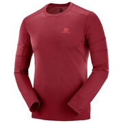 AGILE LS TEE M LC1069500 BIKING RED Mサイズ [ランニングウェア　メンズ]