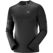 AGILE LS TEE M LC1165500 BLACK Sサイズ [ランニングウェア メンズ]
