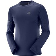 AGILE LS TEE M LC1165600 NIGHT SKY Sサイズ [ランニングウェア メンズ]