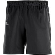 AGILE 7'' SHORT M L40118300 BLACK Sサイズ [ランニングパンツ メンズ]