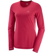 AGILE LS TEE W LC1158700 RIO RED XSサイズ [ランニングウェア レディース]