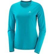 AGILE LS TEE W LC1158800 TILE BLUE XSサイズ [ランニングウェア レディース]