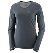 AGILE LS TEE W LC1159000 EBONY Mサイズ [ランニングウェア レディース]