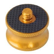 1/4インチ(M)-3/8インチ(F) ワイドアダプター ゴールド E-6962