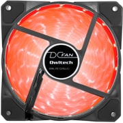 LED付きNEWケース用ファン 120mm レッド OWL-FE1225LL2-RE