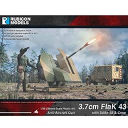 RB0074 3.7cm FlaK 43 w/Sd.Ah 58 トレーラー & クルー [1/56スケール プラモデル]