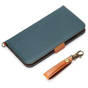 PG-19AFP01BL [iPhone 11 Pro用 フリップカバー PUレザーダメージ加工 ブルー]