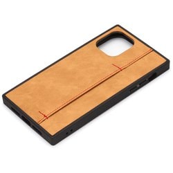 PG-19APT13CM [iPhone 11 Pro用 テクスチャーハイブリッドケース オイルペーパー調キャメル]