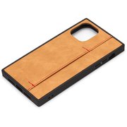 PG-19APT13CM [iPhone 11 Pro用 テクスチャーハイブリッドケース オイルペーパー調キャメル]