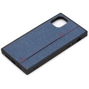 PG-19BPT12BL [iPhone 11用 テクスチャーハイブリッドケース デニム調ブルー]