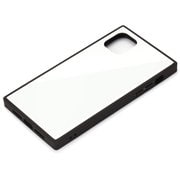 PG-19CGT02WH [iPhone 11 Pro Max用 ガラスハイブリッドケース ホワイト]