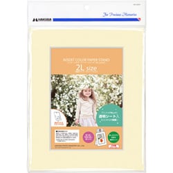 インサートカラーペーパースタンド 2Lサイズ（カビネ） ホワイト MICPS-2LWT